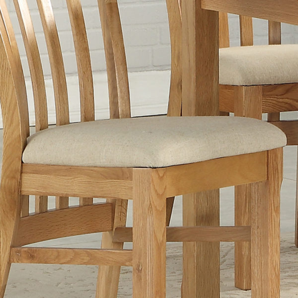 Kendal Oak Extending Dining Set with 4 Chairs | 120 - 150cm | Clearance