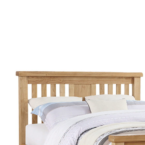 Newbridge Light Oak 4ft6" High Double Bed