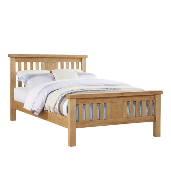 Newbridge Light Oak 4ft6" High Double Bed