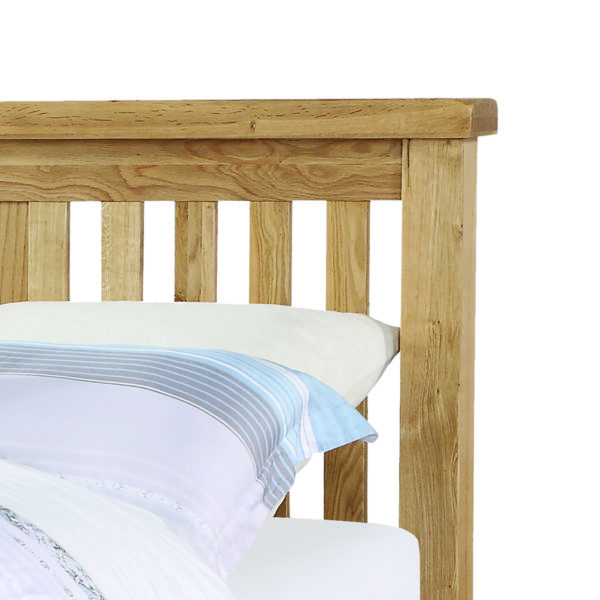 Newbridge Light Oak King Size High Bed