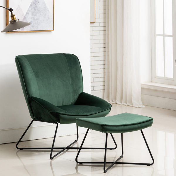 Salford Chair & Stool | Green
