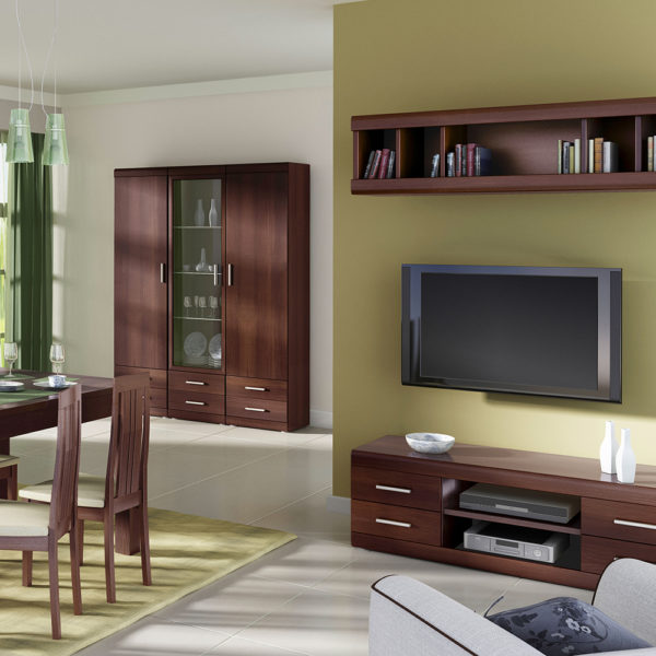 Belize Tall 1 Door 2 Drawer Narrow Cabinet | Self Assembly