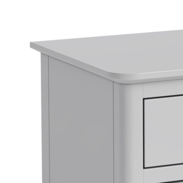 Stornoway Grey Bedside Table | Fully Assembled