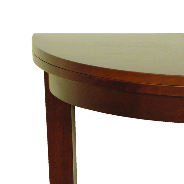 Marwood Dark Half Moon Extending Dining Table | 45 - 90cm