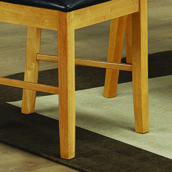 Marwood Light Oak Square Dropleaf Extending Dining Set with 4 Chairs | 61 - 91cm