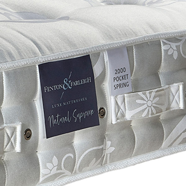 Fenton & Farleigh 5ft King Size Mattress Natural Supreme 2000