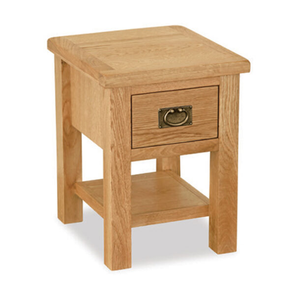 Belmont Oak Lamp Table | Bedside Table