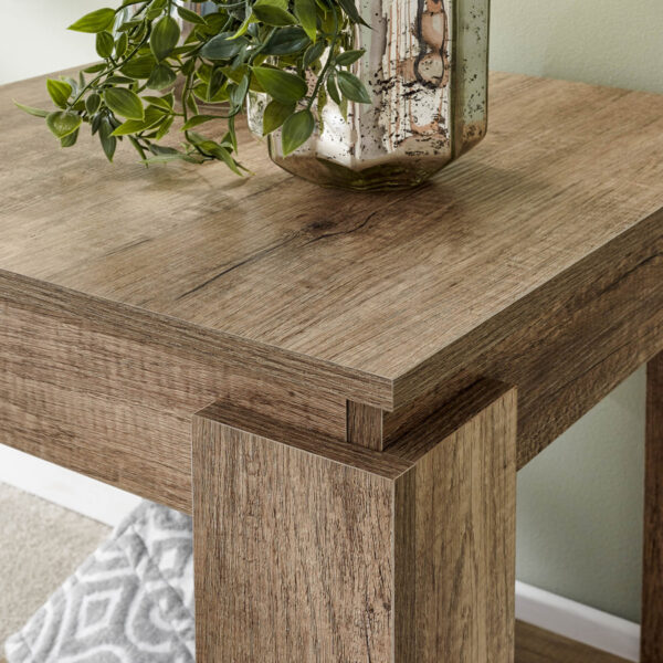 Valley Oak Lamp Table | Self Assembly