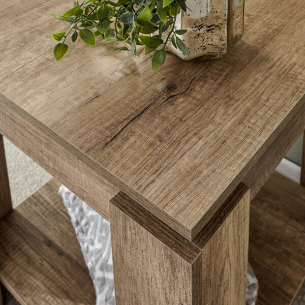 Valley Oak Lamp Table | Self Assembly