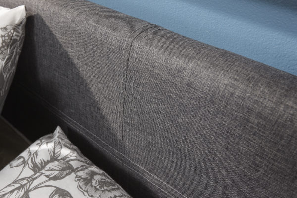 Marikina Side Lift Ottoman Small Double Bed | Grey