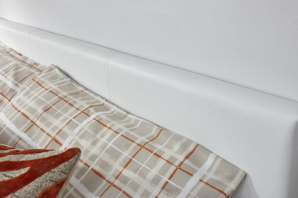 Marikina End Lift King Size Ottoman Bed  | White