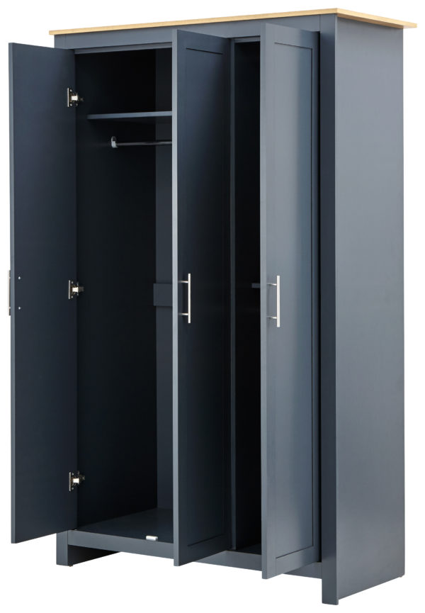 Fife Slate Blue 4 Piece Bedroom Furniture Set | Slate Blue