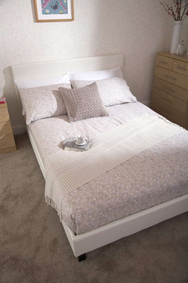 Simplicity Double Bed in A Box | White