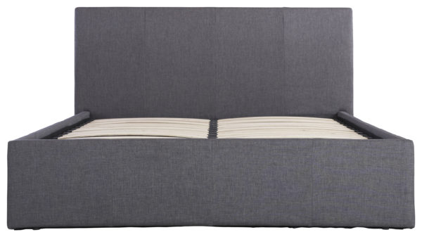 Baltimore King Size Ottoman Bed | Grey Fabric