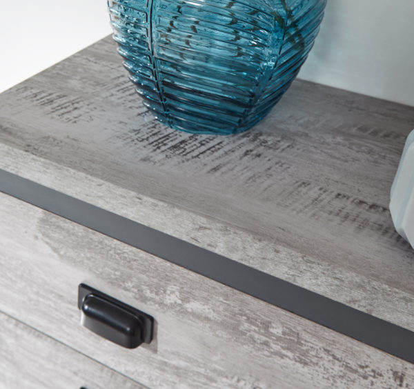 Fenway 2 Tier 1 Drawer Shoe Cabinet | Grey | Self Assembly