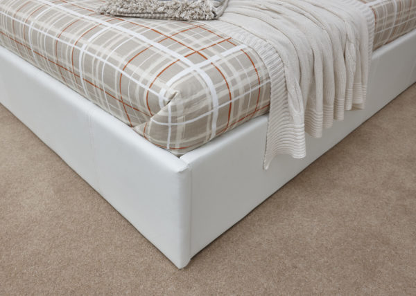 Marikina End Lift King Size Ottoman Bed  | White