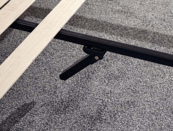 Simplicity Double Platform Bed | Black