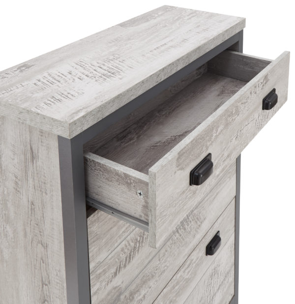 Fenway 2 Tier 1 Drawer Shoe Cabinet | Grey | Self Assembly