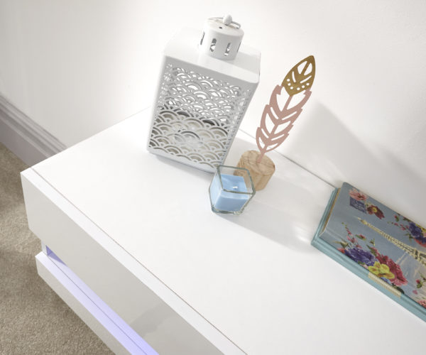 Lugo 180cm Wall TV Unit | LED | White | Self Assembly