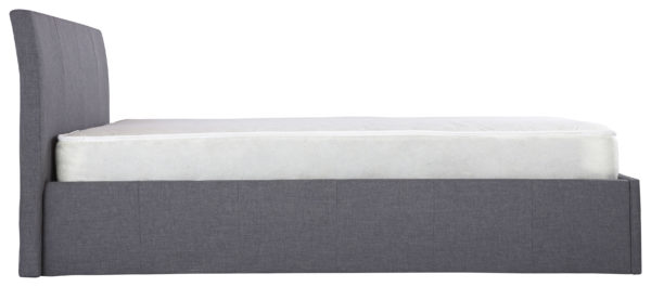Baltimore King Size Ottoman Bed | Grey Fabric