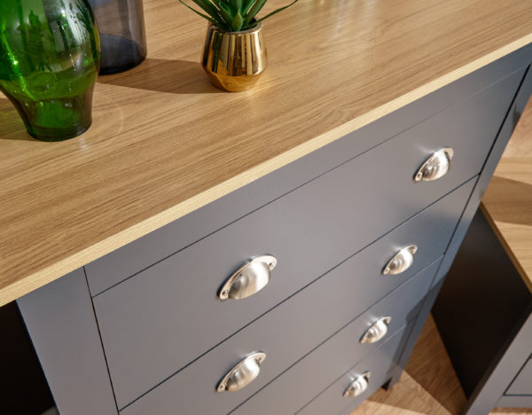 Fife Slate Blue 3 Piece Bedroom Furniture Set | Slate Blue