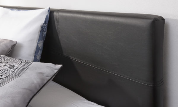 Marikina End Lift King Size Ottoman Bed  | Black