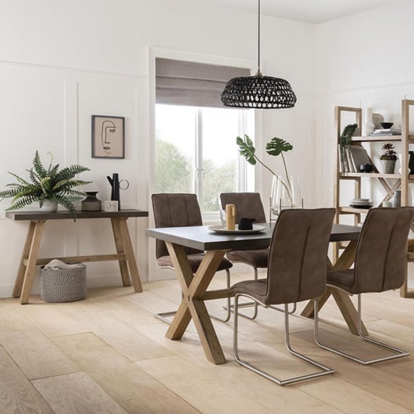 Brixton Oak Large Dining Table