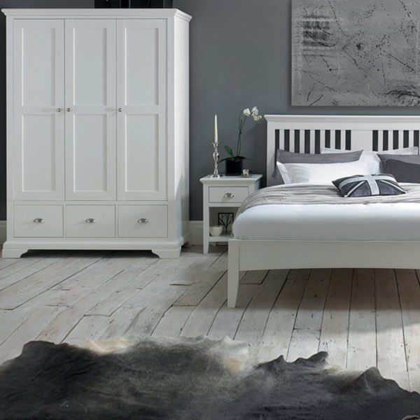 Grenada White Double Wardrobe