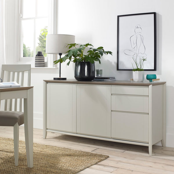Landlas Grey Large Sideboard