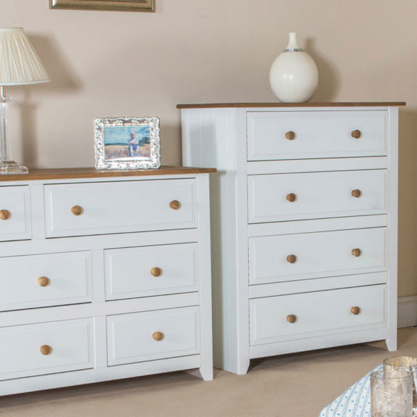 Beauly White 3 Drawer Chest | White | Self Assembly