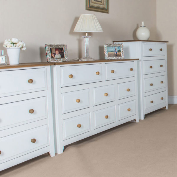 Beauly White 3 Drawer Chest | White | Self Assembly
