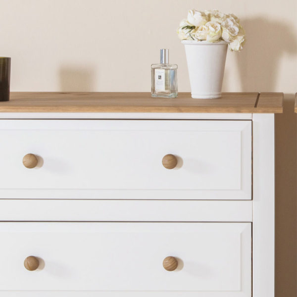 Beauly White 4 Drawer Chest | White | Self Assembly
