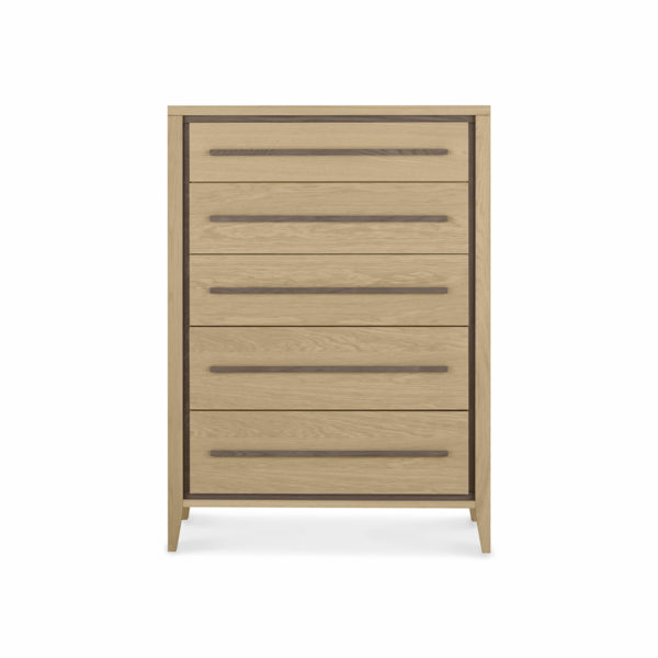 Bellaria Aged Oak 5 Drawer Chest