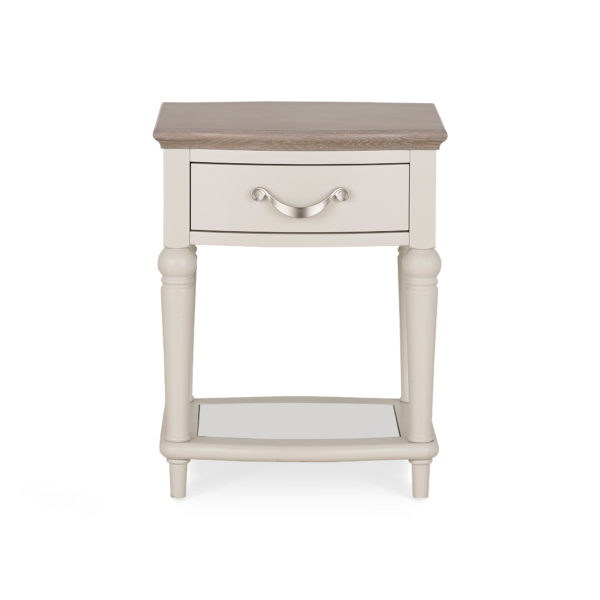 Zurich Grey Lamp Table with Drawer