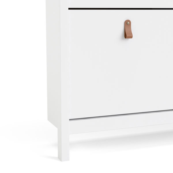 Seville Shoe Cabinet | White | Self Assembly
