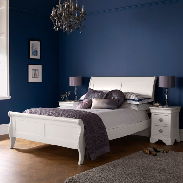Arlington White Double Bed