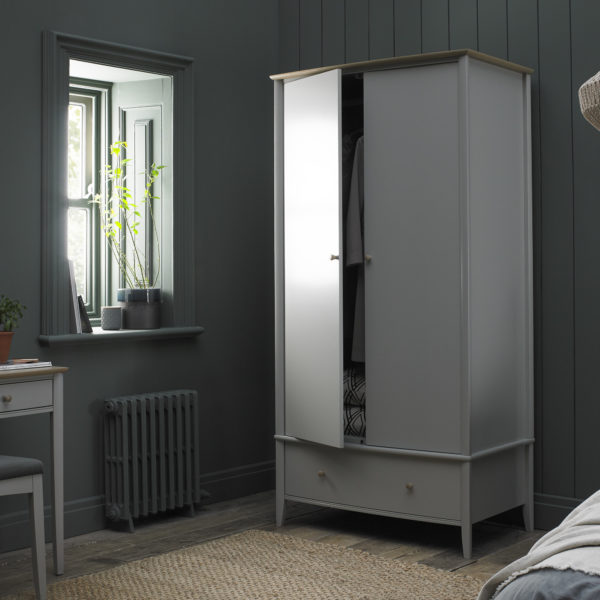 Farndale Double Wardrobe | Grey
