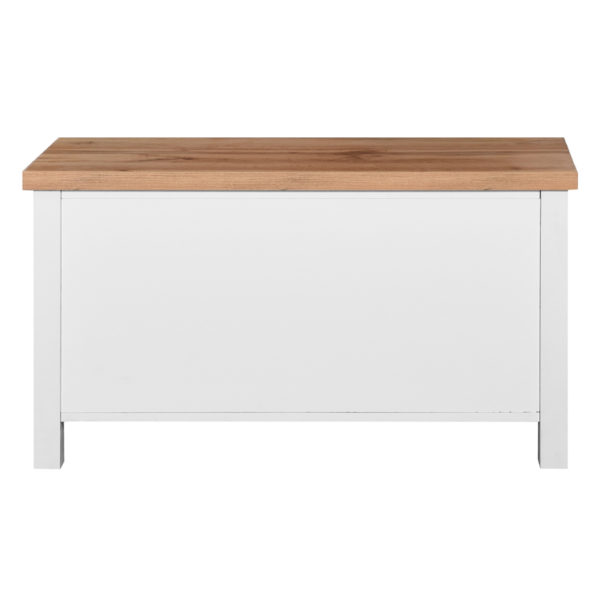 Glastonbury Blanket Box | White | Self Assembly