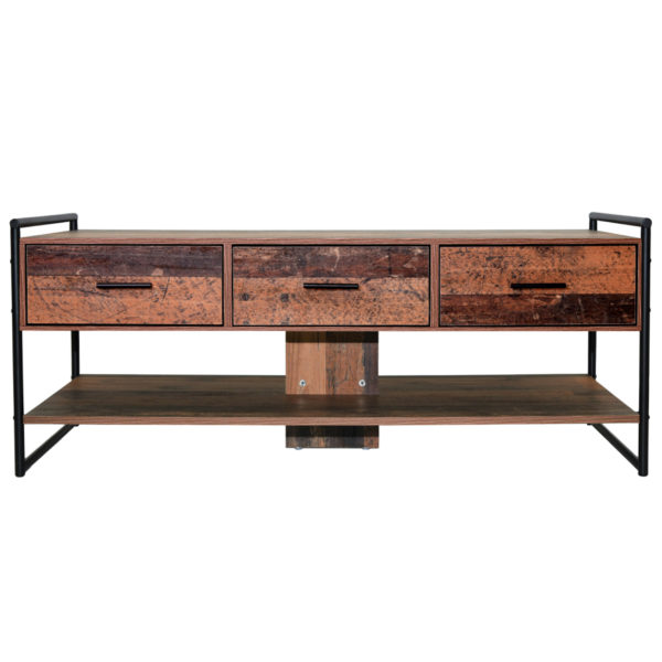 Ashford Coffee Table with 3 Drawers | Oak | Self Assembly