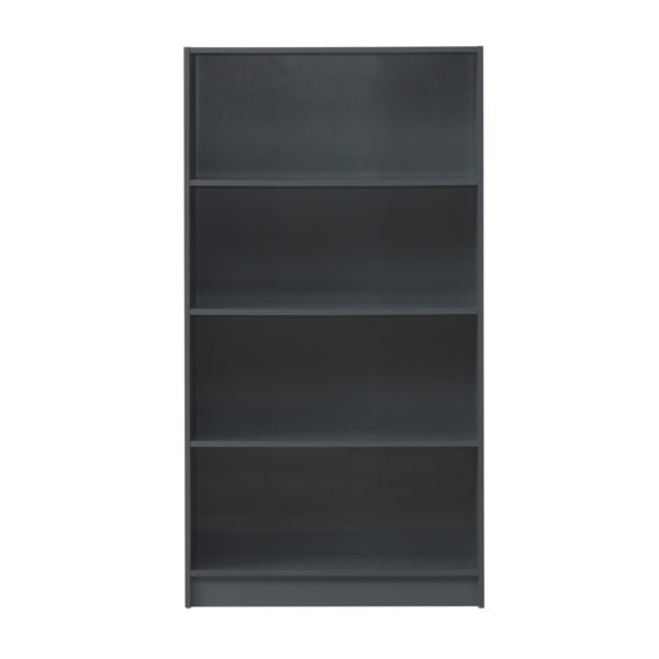 Colbrook Grey Tall Bookcase | Dark Grey | Self Assembly
