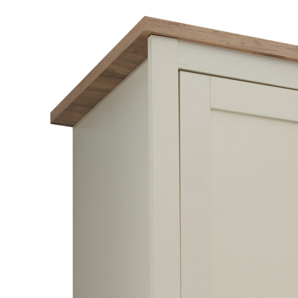 Leigh Cream 3 Door Wardrobe | Cream | Self Assembly - Ivory
