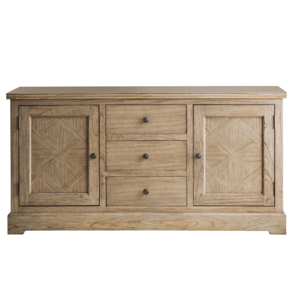 Gaulle Ash 2 Door 3 Drawer Sideboard