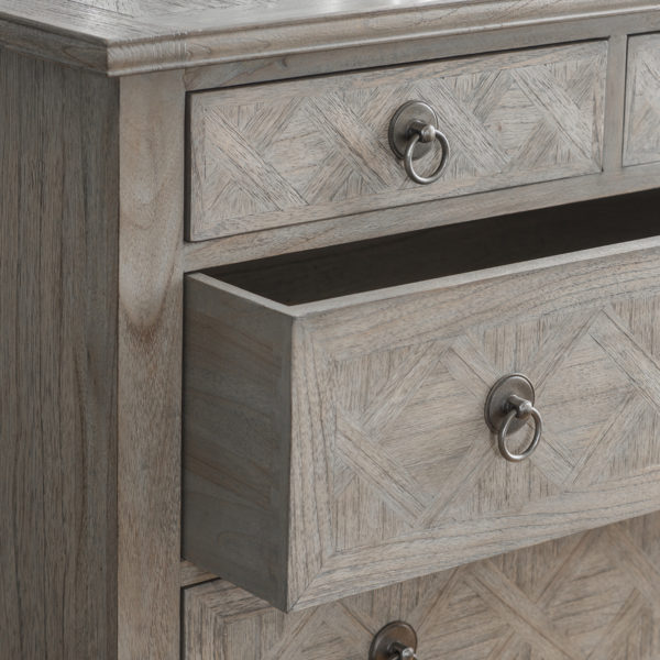 Gaulle Ash 5 Drawer Chest