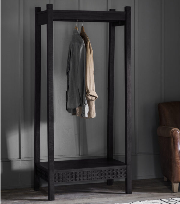 Skystead Open Wardrobe | Mahogany
