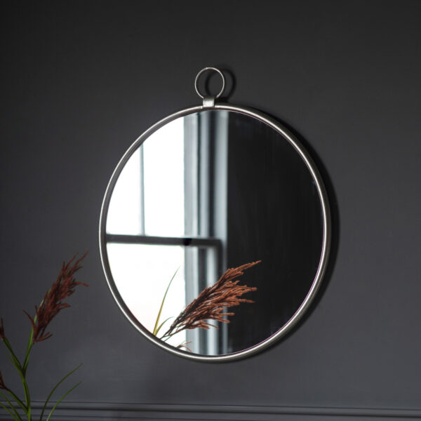 Coledale Round Mirror | Silver