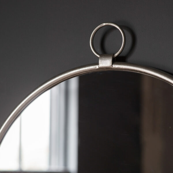 Coledale Round Mirror | Silver