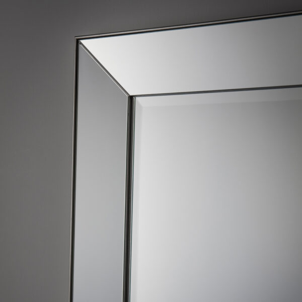 Silver Reflections Rectangle Mirror