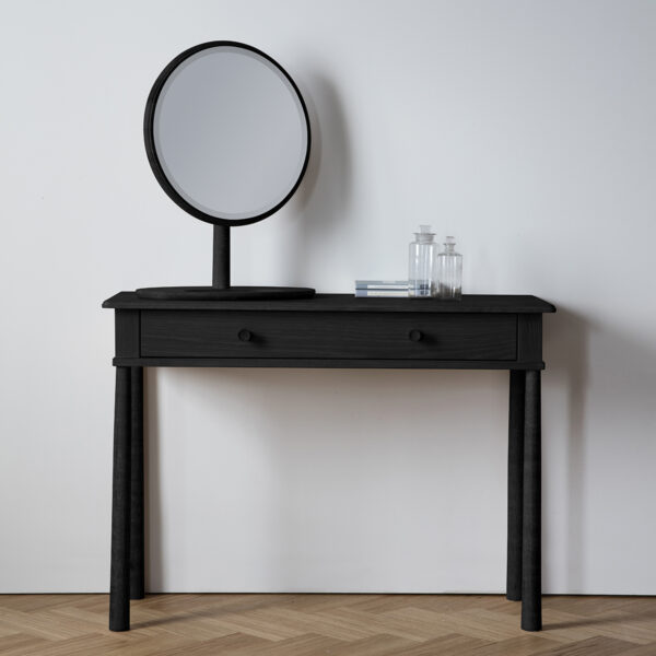 Lythe Dressing Table With Drawer | Black