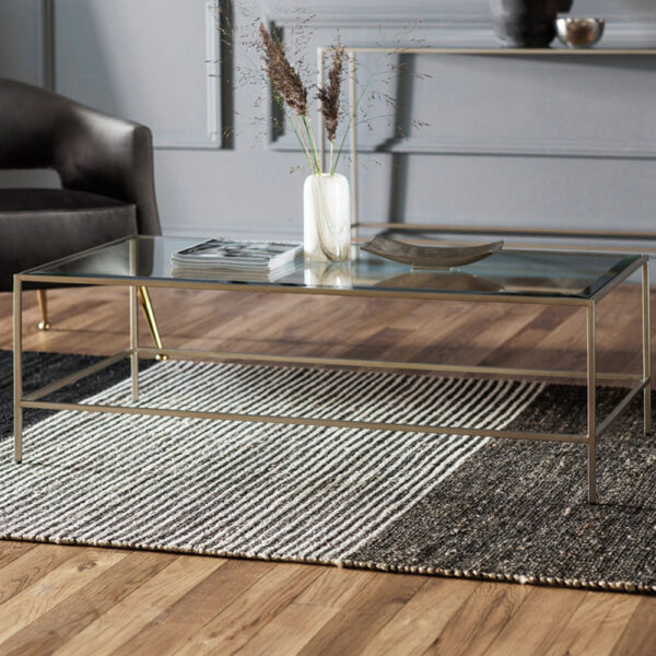 Kylemore Coffee Table | Champagne | Fully Assembled
