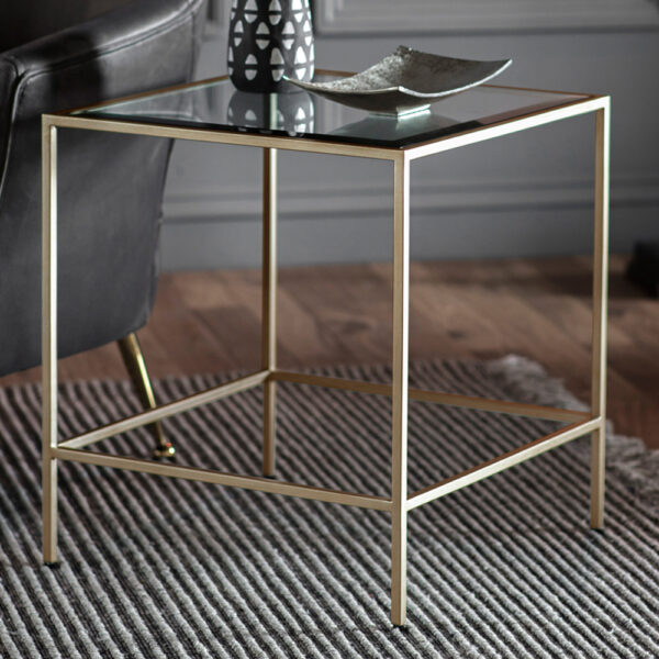 Kylemore Side Table | Champagne | Fully Assembled